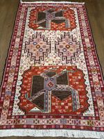 Seidenteppich Shasavan Soumak - Seltenes Muster Handmade