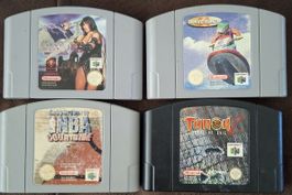 Nintendo 64 Spiele Konvolut 4 Stck