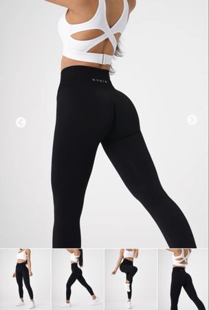Schwarze NVGTN Leggins