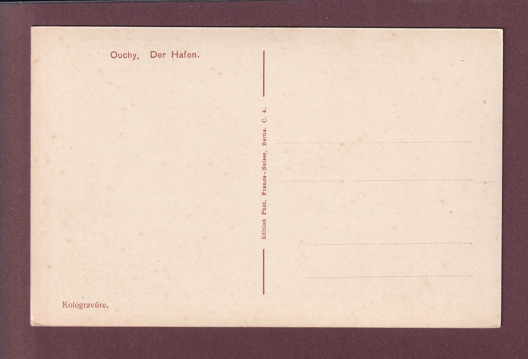 Cartoline postali: LAUSANNE - Ouchy - Barque du Léman – Usato da Pully venduto da nicecards 1