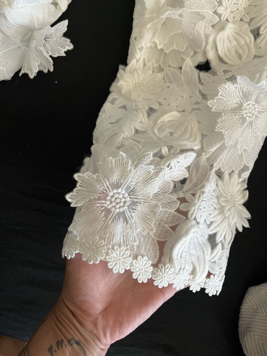 H&M Vestiti: H&M EDITION Spitzenkleid Blumenmuster Weiss Groesse M – Nuovo e nell'imballaggio originale da Olten venduto da sae_82z2 8