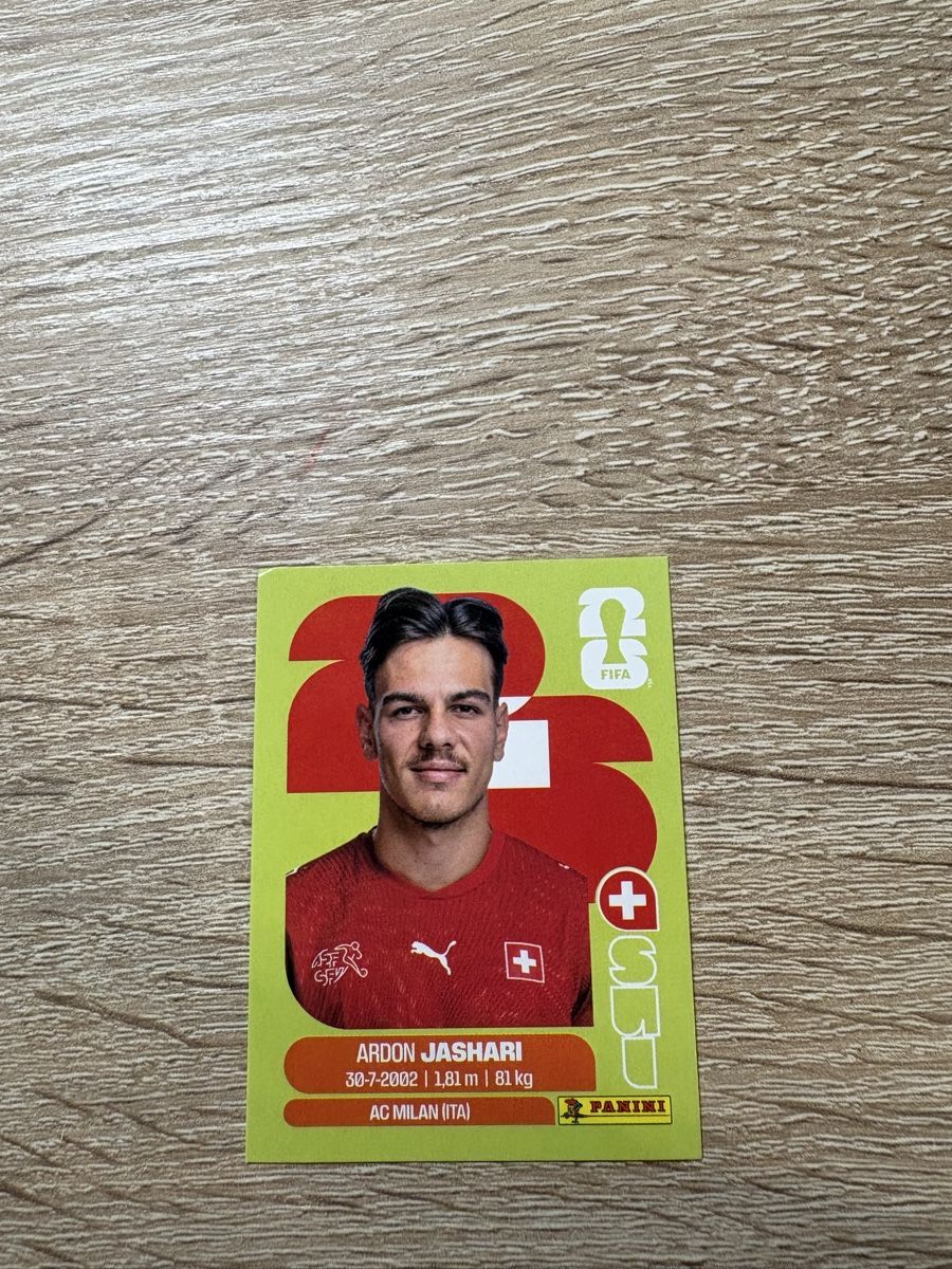 Panini Cartes à collectionner: Panini Ardon Jashari SUI14 – Neuf (Voir description) à Langrickenbach par swissluca