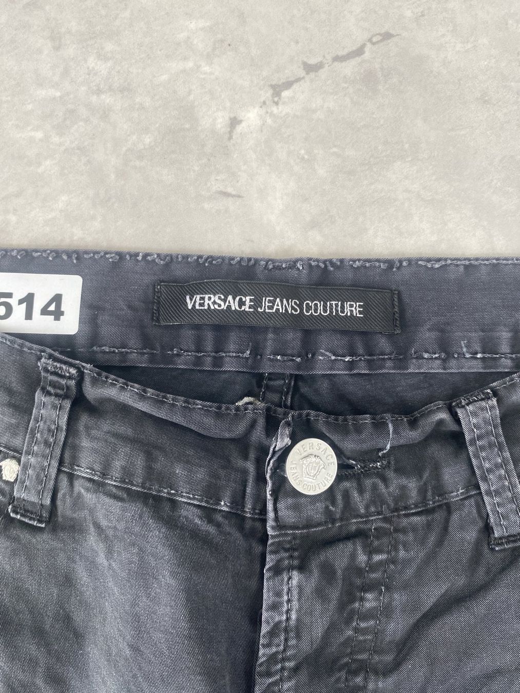 Versace Jeans: Versace Vintage Versace Backprinted Jeans Black – D'occasion à Wald ZH par Drue36sechs 3
