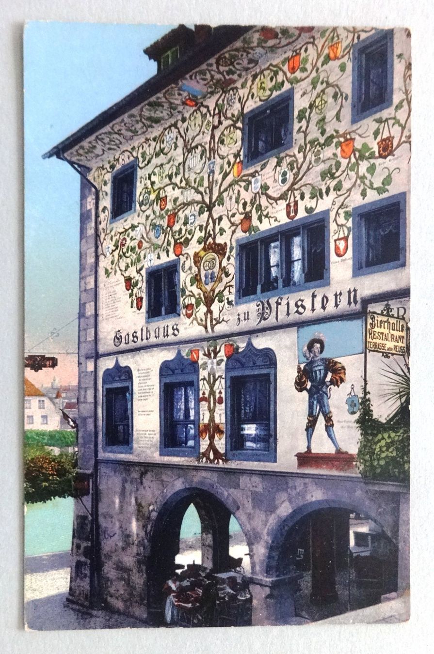 Cartoline postali: Luzern, Gasthaus zu Pfistern – Usato da Fétigny venduto da Billy2miny