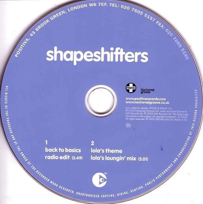 CDs: CD-Single: Shapeshifters - Back To Basic – Gebraucht aus Bern von MacBit77_chbe 2