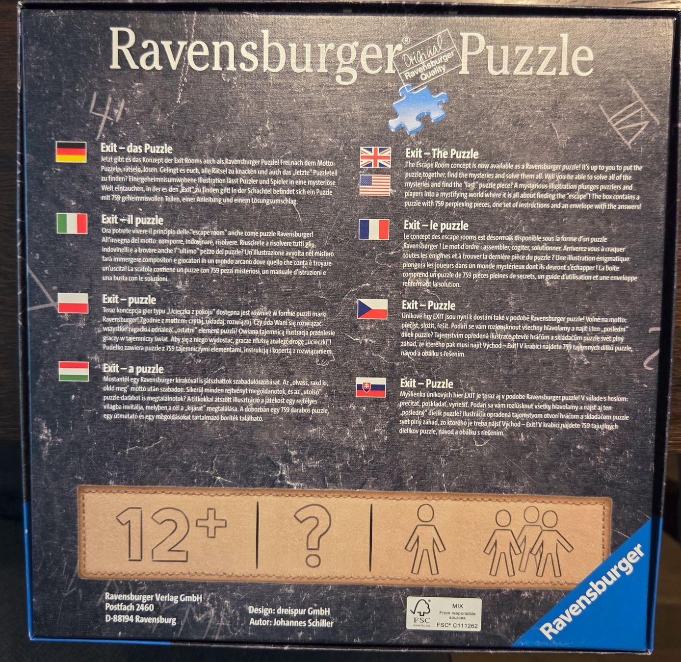 Ravensburger Puzzle: Ravensburger Exit Puzzle - Die Hexenküche – Usato da Affoltern am Albis venduto da FabianAmstad 1