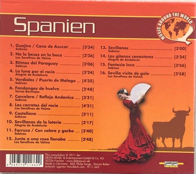 CD: Music around the world - Spanien – Usato da Grüningen venduto da azulverde 1