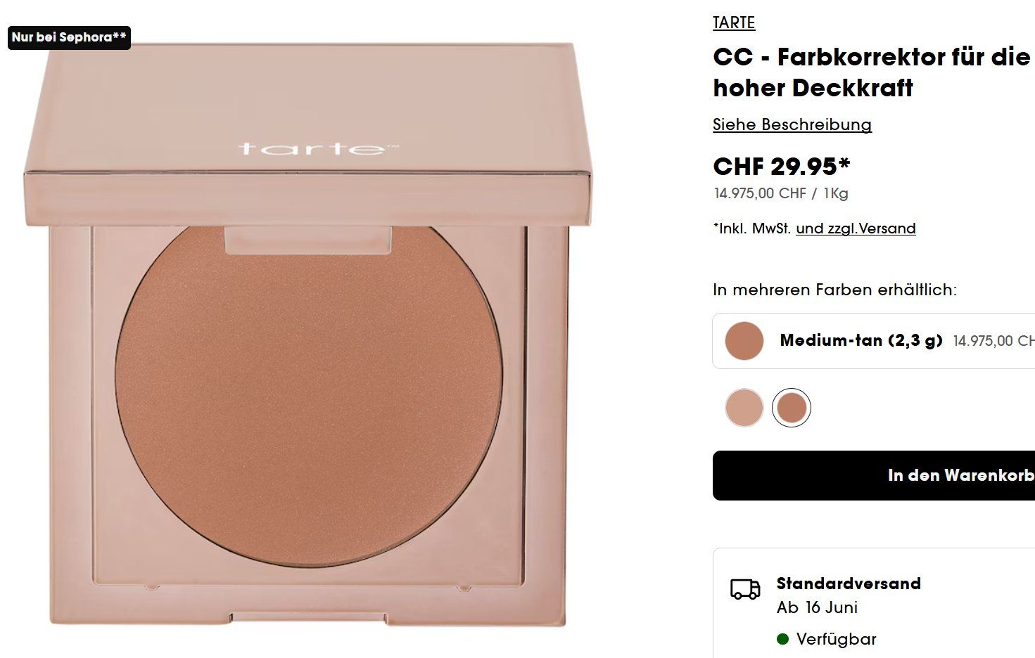 Make-up: Tarte Colored Clay CC Undereye Corrector - Light Medium – Nuovo e nell'imballaggio originale da Cham venduto da Trendy_Outlet 5