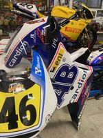 Carénage carbon original ex-Karel Abraham MotoGP Aprilia Art