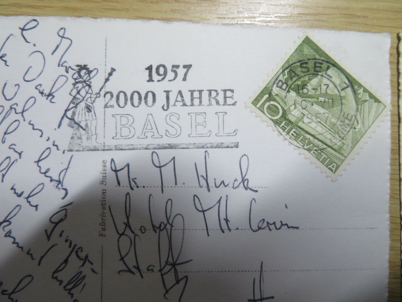 Cartoline postali: Basel 4 Ansichtskarten, 3x gelaufen – Usato da Spreitenbach venduto da heitersberg54 6