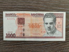 Kuba 1'000 Pesos 2023 !!!!!