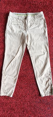 MARCCAIN SPORTS Hosen beige N2=36/38 bestickt