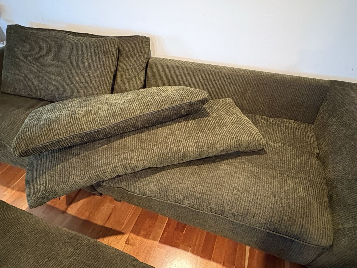 Micasa Divani: 4er Sofa mit Hocker von Micasa – Usato da Rümlang venduto da euqinom16 3