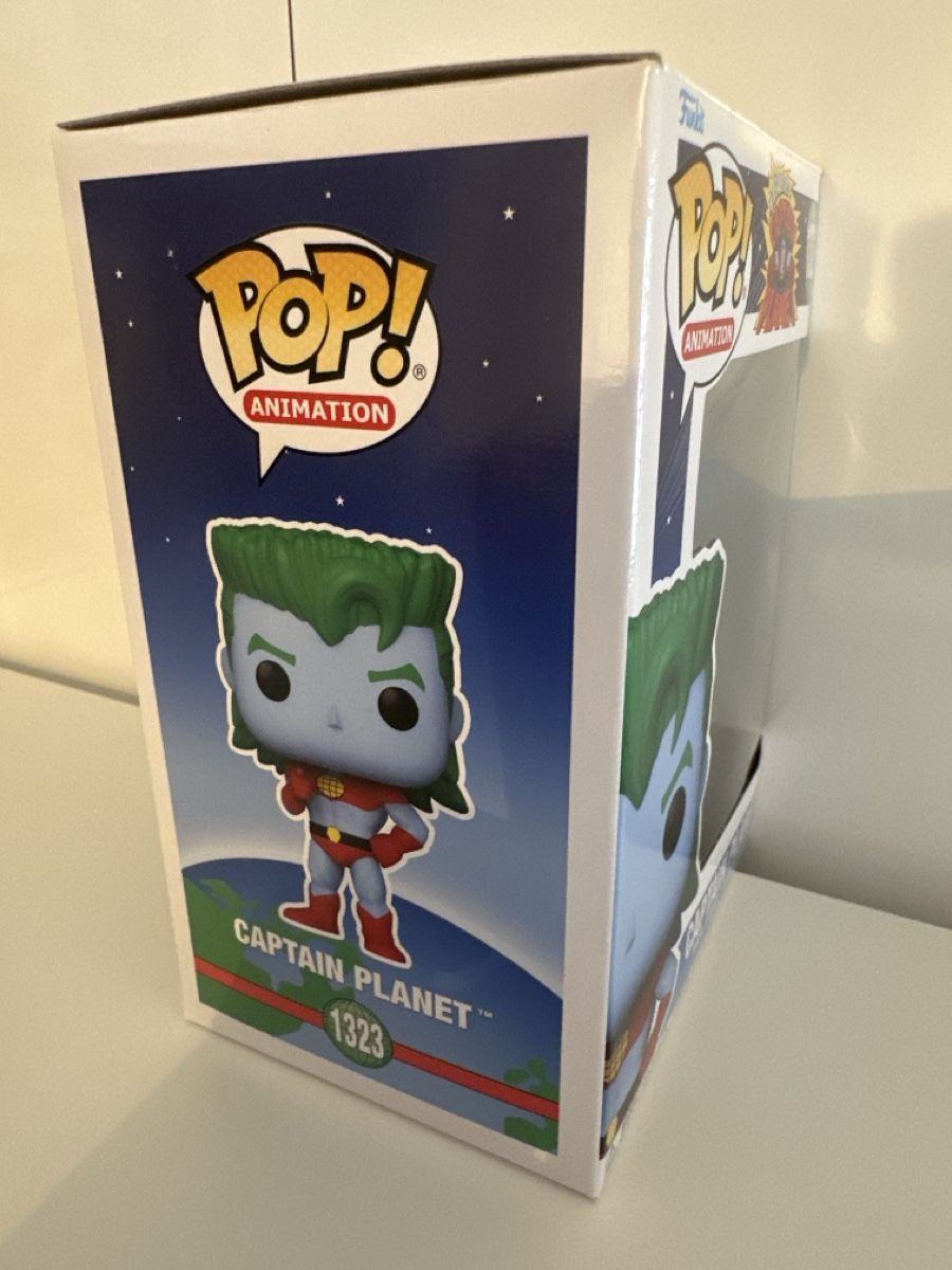Funko Statuette: Funko Pop Captain Planet Vinyl Figur 1323 neu – Nuovo e nell'imballaggio originale da Mettmenstetten venduto da ppakeots 3