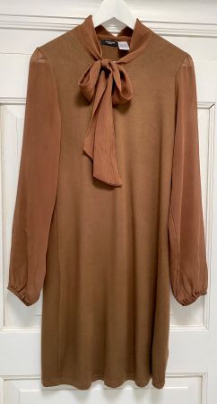 Kleid in Cognac Gr. 36/38