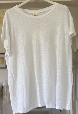 T-SHIRT 100% LIN!! M SOLDES DE FIN DE SAISON