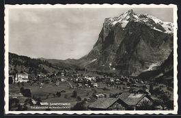 Grindelwald, Totalansicht mit Wetterhorn