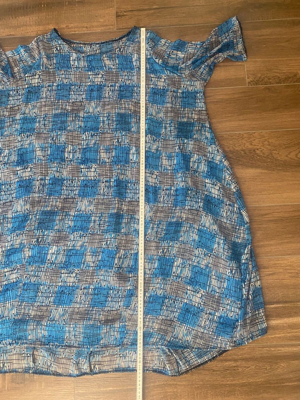 Kleider: Kleid oversized luftig Unikat blau Gr. 50 - 52 – Gebraucht aus Arlesheim von san_w9vr 5