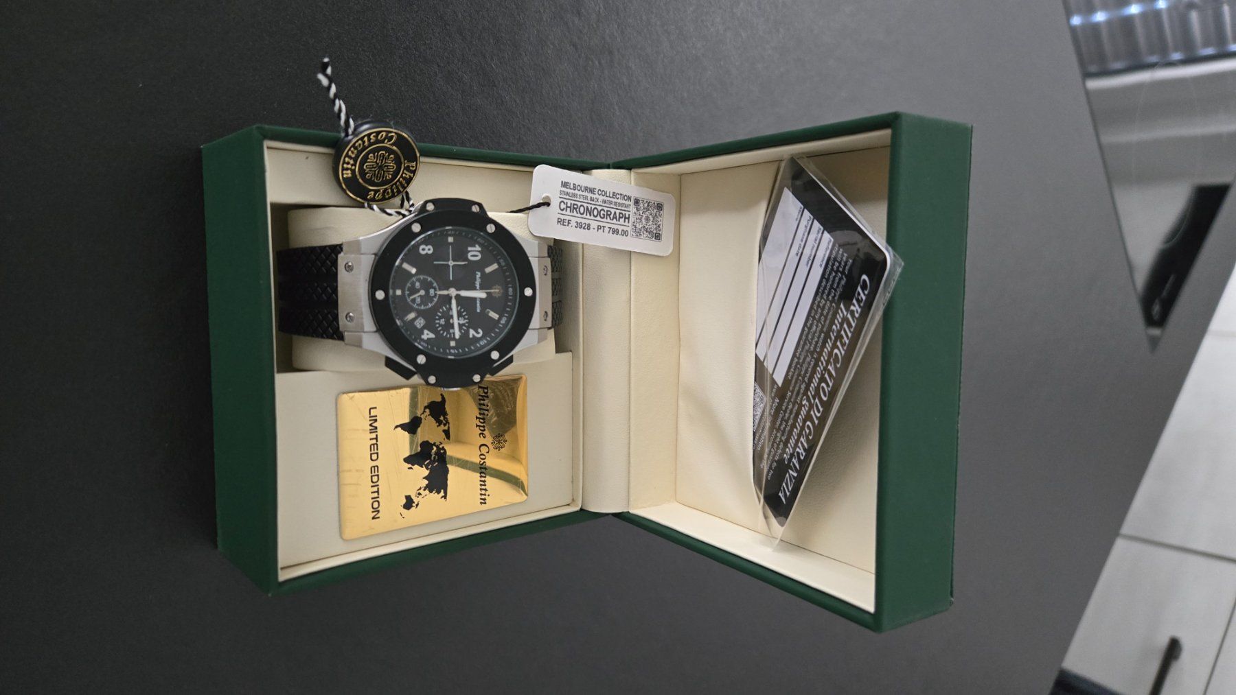 Orologi: Montre Philippe Costantin, Melbourne chronograph – Nuovo e nell'imballaggio originale da Le Landeron venduto da interJFB