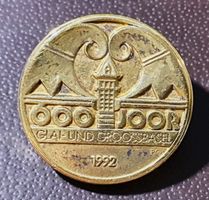 T350 - Pin 600 Joor Glai und Grossbasel 1992 Goldig RAR