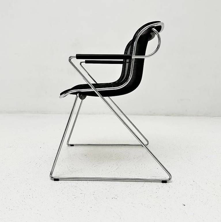 Castelli Sedie: Set de trois chaises "Penelope" de Charles Pollock /Vintage – Usato da morges venduto da Kus.design