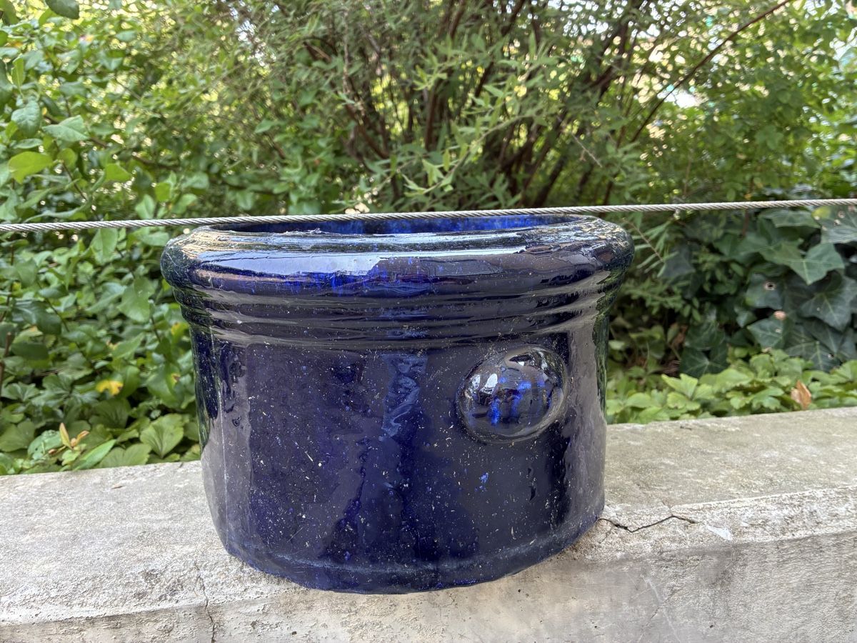 Blumentöpfe: Blumentopf blau guter Zustand – Gebraucht aus Cham von centuno75