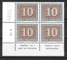 Abart 263.2.01 farbiger Fleck bei der 10 ** 9.5.1945
