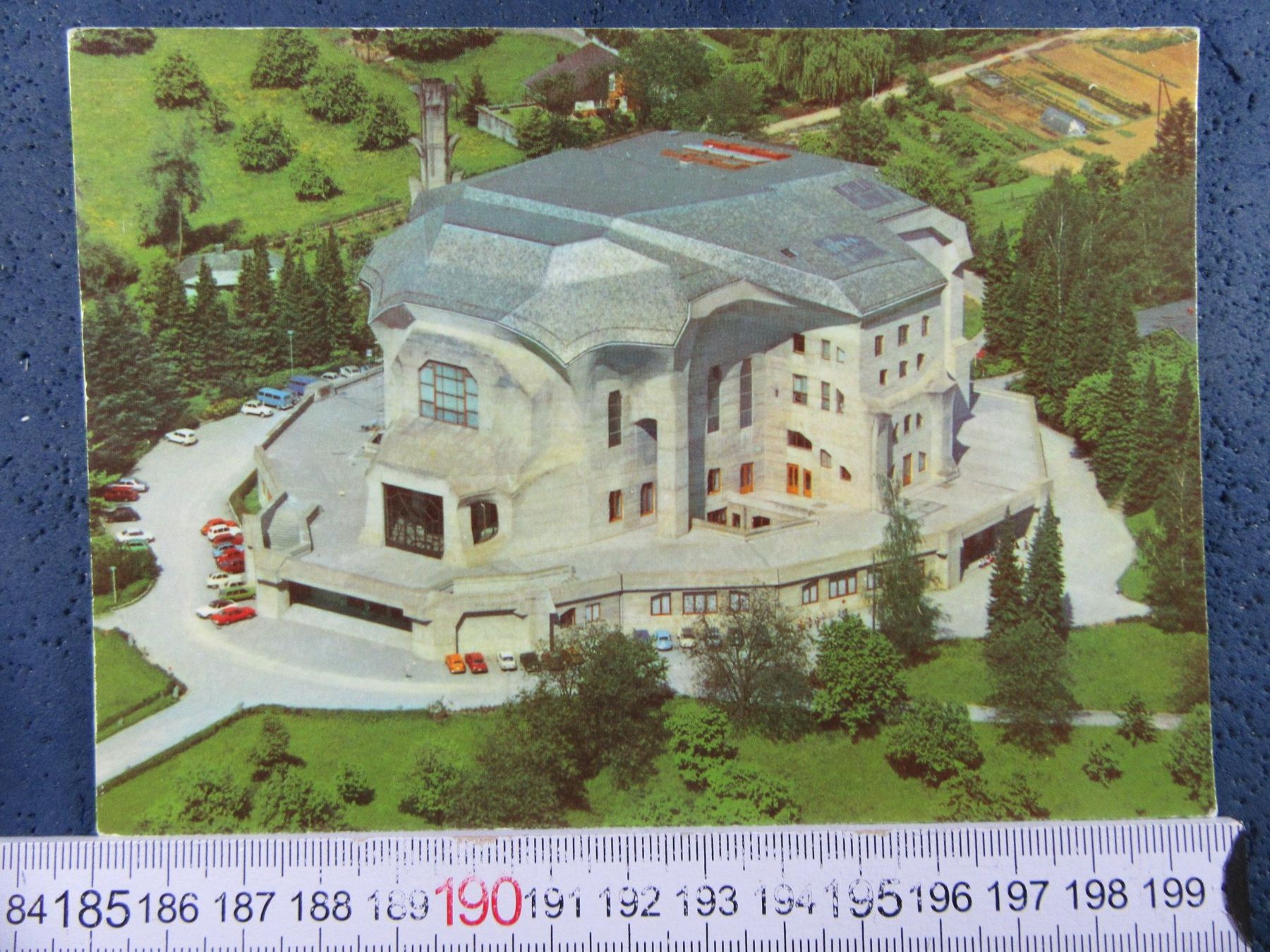 Cartes postales: GOETHEANUM DORNACH 1983 LUFTBILD – D'occasion à Ettingen par Hausi4711
