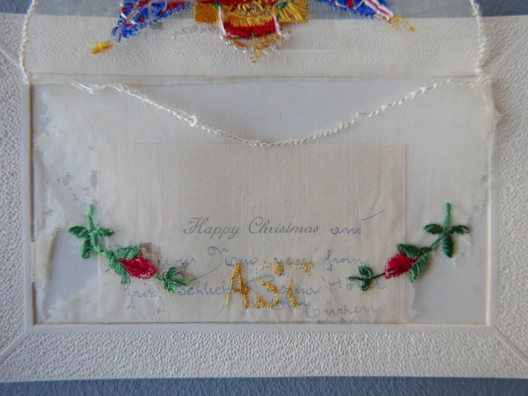 Cartoline postali: ALTE STICKEREI ANSICHTSKARTEN 1. WELTKRIEG GRUSSKARTEN – Usato da Balgach venduto da Zwischenraum 7