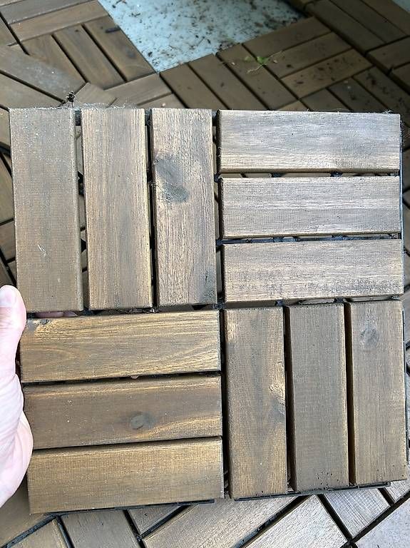Rivestimenti per pavimenti: Ikea Runnen Balkonboden Holz – Usato da Basel venduto da fab_8wmr 2
