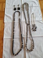 Schmuckset, 4-teilig, Vintage Ohrclips und Halsketten