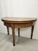 Antiker Halbmond Klapp Tisch