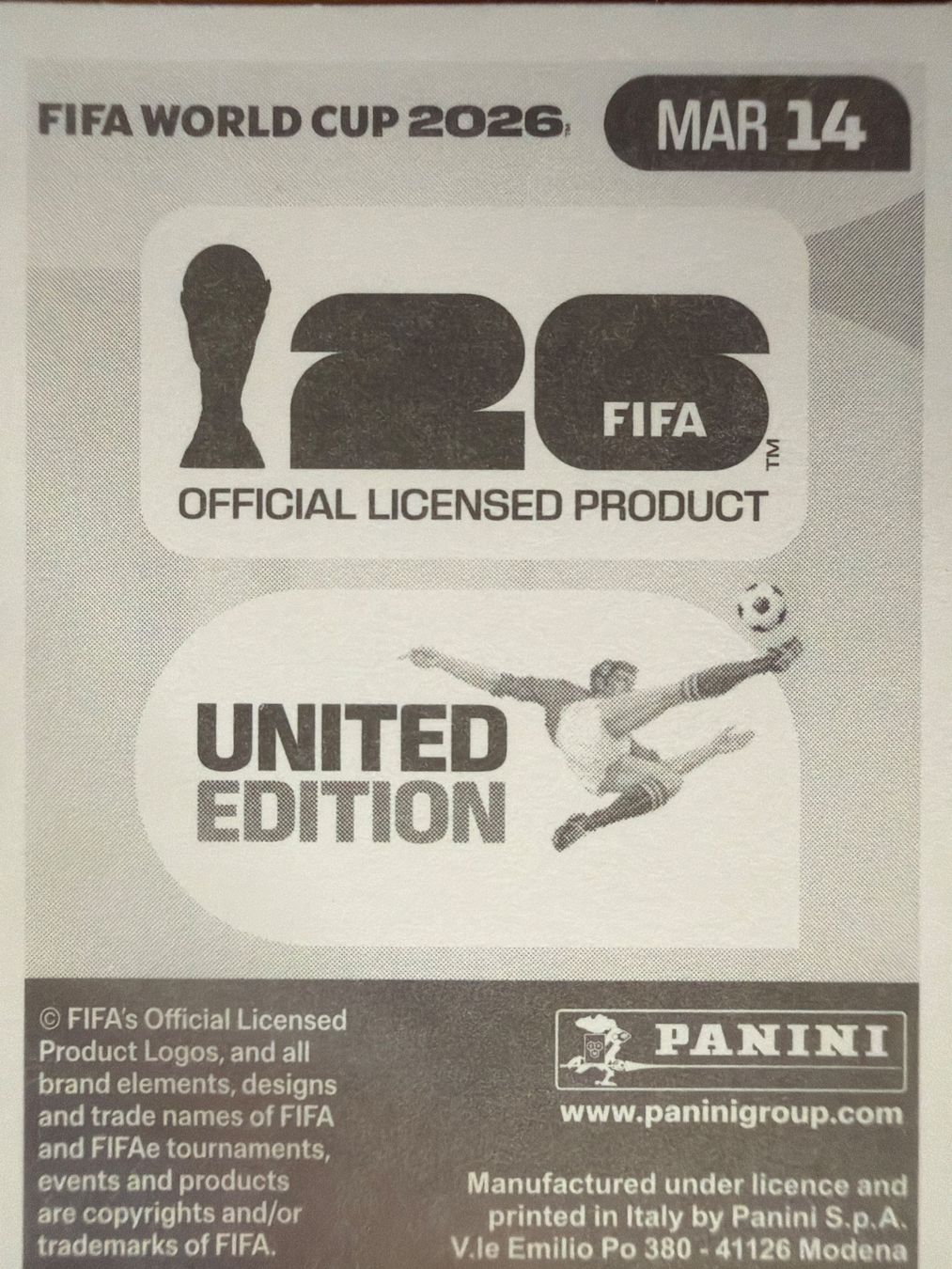 Panini Carte collezionabili: Panini MAR14 – Nuovo (secondo la descrizione) da Susten venduto da Rechnun 1