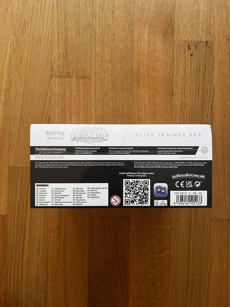 Pokémon Sammelbilder & Trading cards: Pokémon Prismatic Evolutions ETB – Neu (gemäss Beschreibung) aus Cham von stellarsky 6