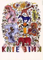 KNIE / Circus Knie Originalplakat 1993 (Entwurf Dimitri)