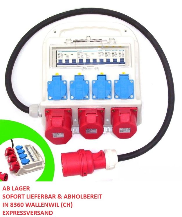 55475 - Stromverteiler Baustromverteiler CEE Verteiler (Neu und ...