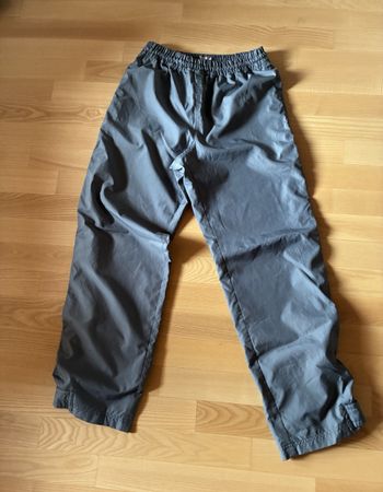 Arbeits-Hose/ Regenhose dunkelgrau Grösse L mit Gummizug