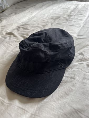 Schwarze Buff Military Cap Grösse L/XL