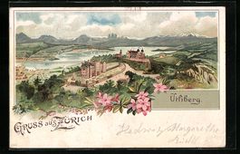 Litho Zürich, Panorama vom Ütliberg