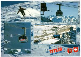 Engelberg - 4 Bild AK Titlis