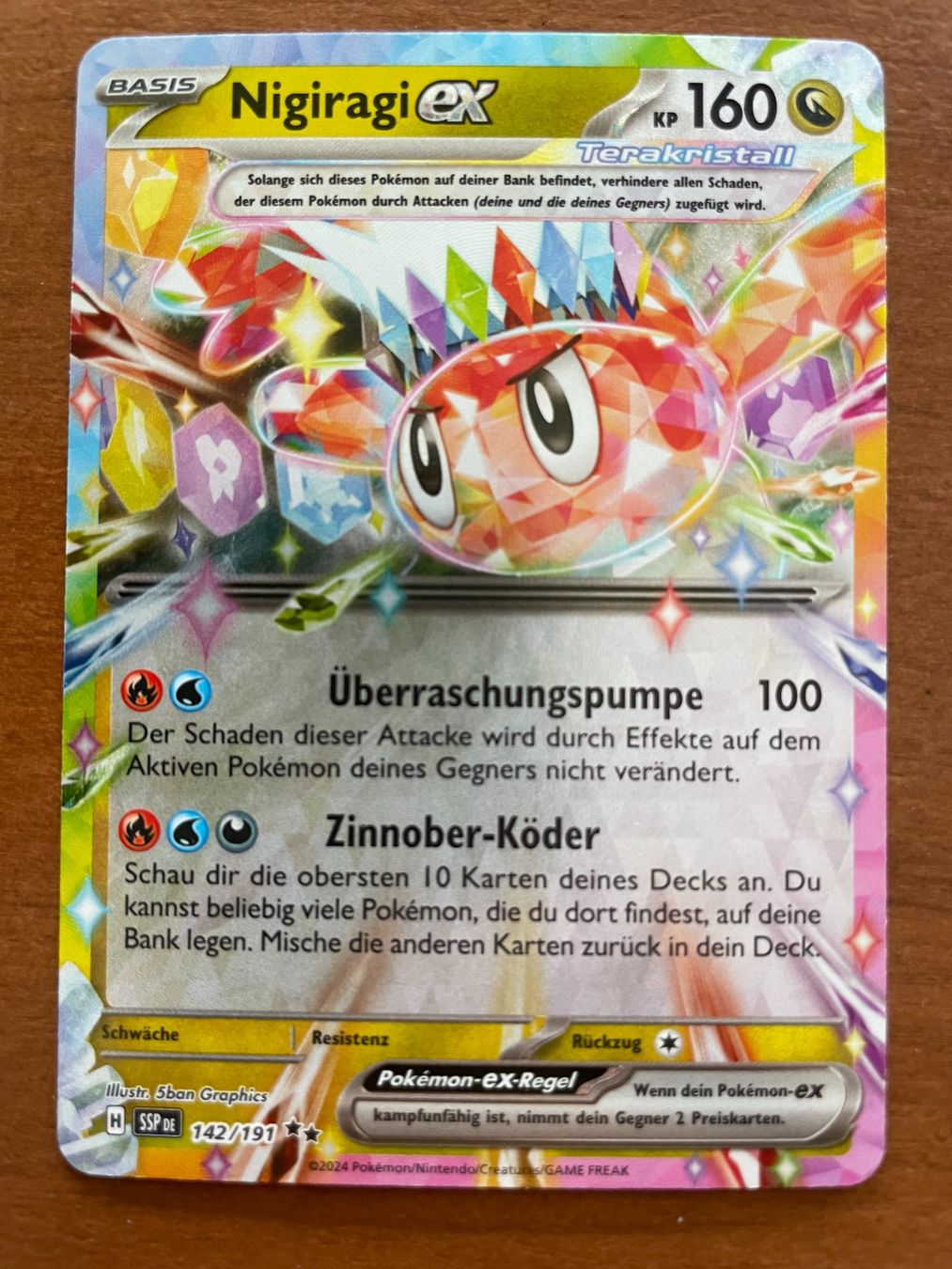 Pokémon Carte collezionabili: Pokemon Nigiragi eX (Versand gratis) – Nuovo (secondo la descrizione) da Chur venduto da Angerson