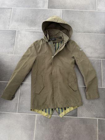 Scotch & Soda Herren Parka Khaki Grösse S neuwertig