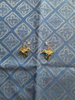Kolibri-Ohrringe (Modeschmuck/Strass) - neuwertig