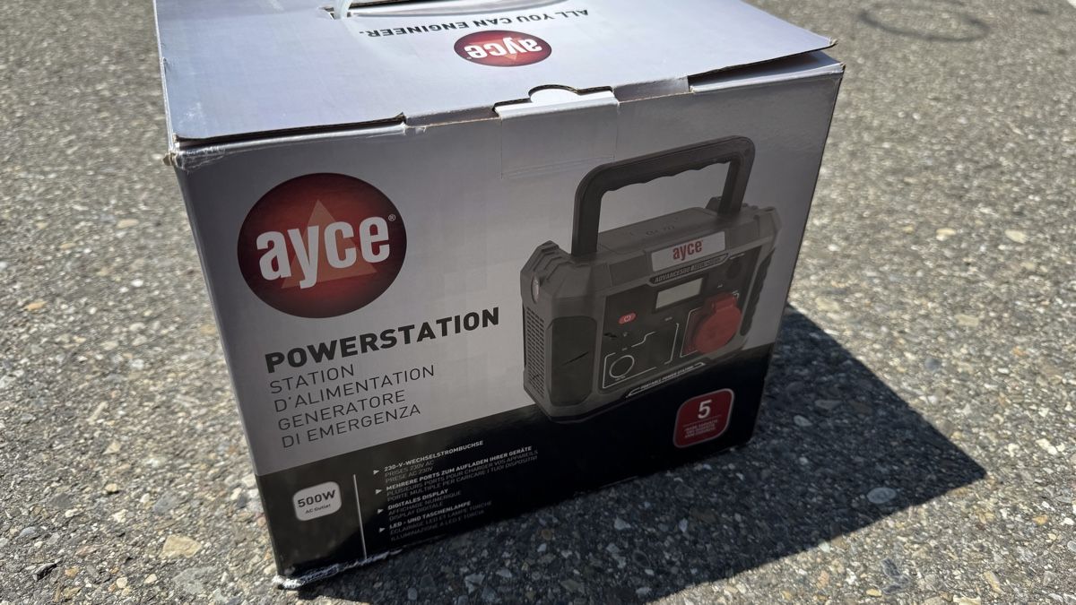 AYCE Powerstation 500W mit Solarpanel - Camping Power! (Neu und ...