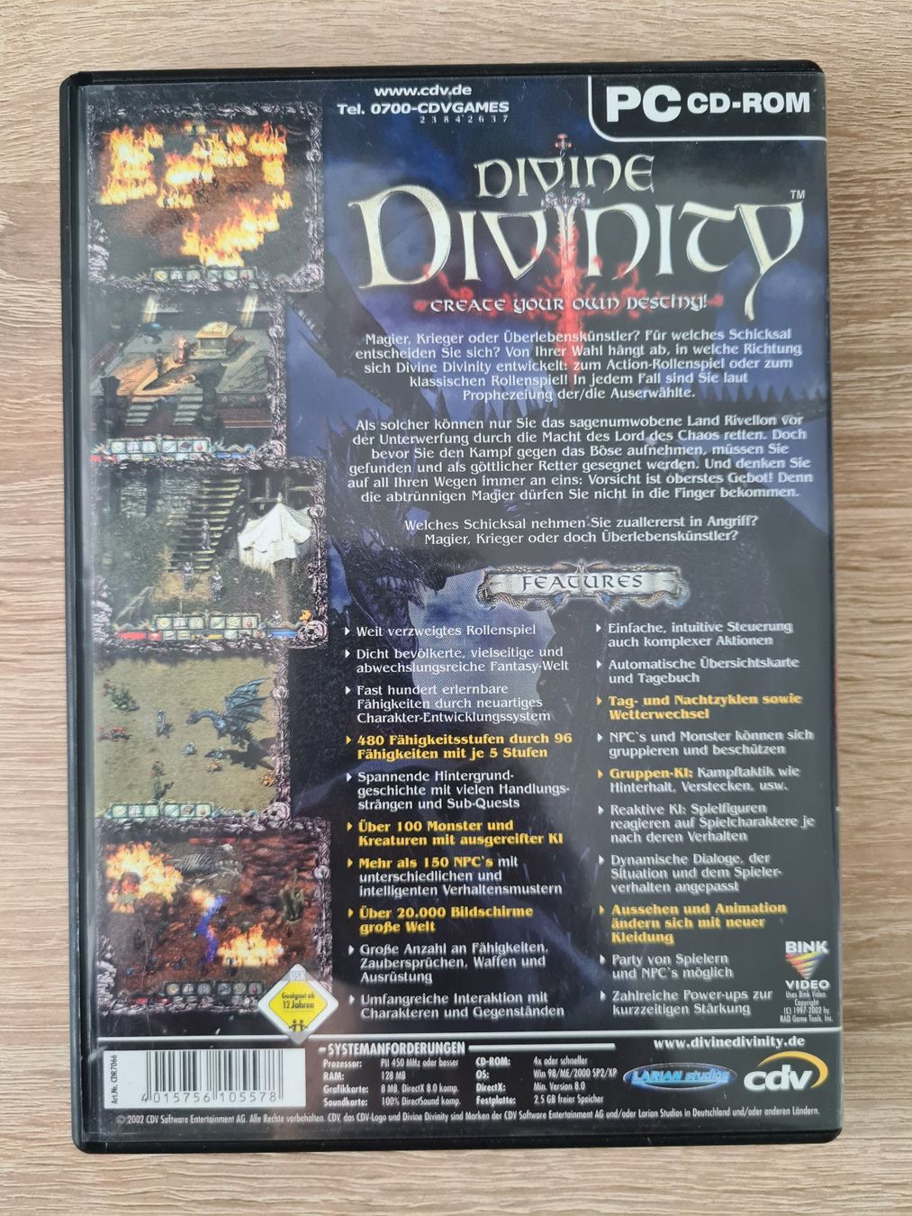 Spiele: Divine Divinity (3 CD) (German) - PC – Gebraucht aus Carouge GE von Franllo 1