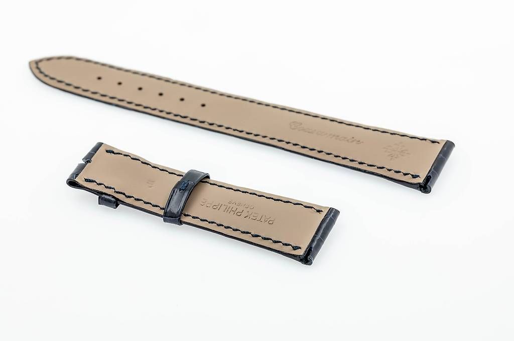 Bracciali & Braccialetti: Patek Philippe dark blue shiny leather strap 20mm NEW – Nuovo (secondo la descrizione) da Epalinges venduto da bracelet123 1