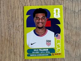 Panini Sticker Malik Tillman USA 15 FIFA World Cup 2026
