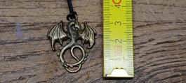 Drache Anhänger Kette Mittelalter Game of Thrones