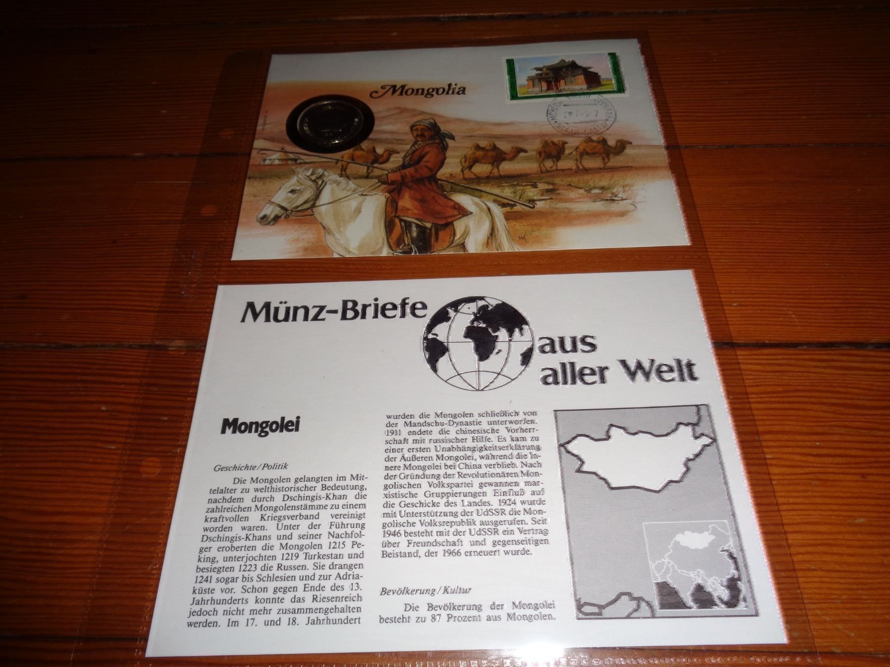Tutti le monete: Münzbrief Mongolei – Usato da Olten venduto da Disc-Verkauf