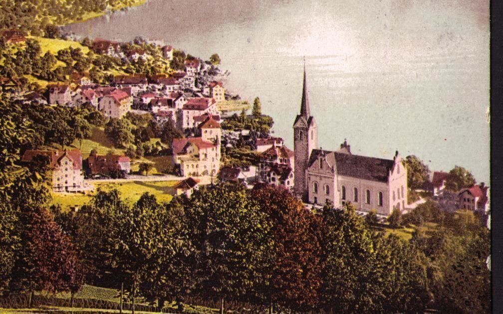 Ansichtskarten: WEGGIS 1908_Karten-Nr. 4384 Photoglob – Gebraucht aus Marthalen von Ch_quality 1